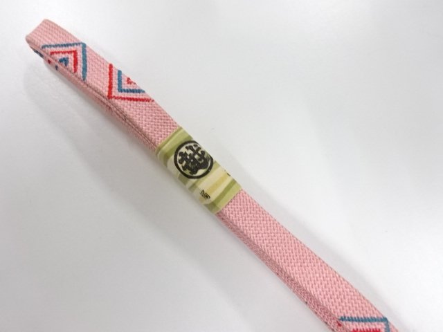  未使用品　正絹　帯留め用　手組三分紐